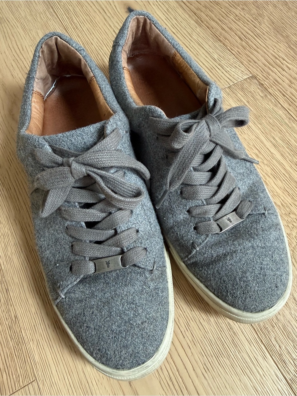 Frye Grey Wool Sneakers